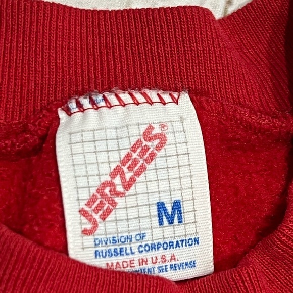 Vintage Special Person Sign Language 1980s Crewneck Pullover Sweatshirt - Picture 4 of 4